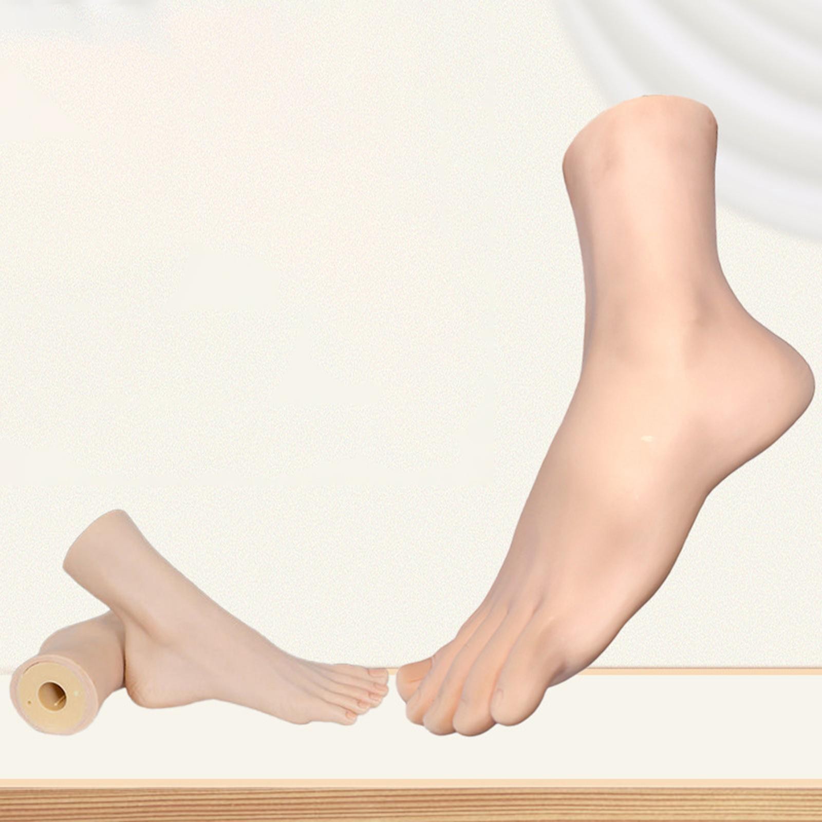 Female Foot Model Fake Foot Mannequin Left Versatile Sock Sandal Display Model