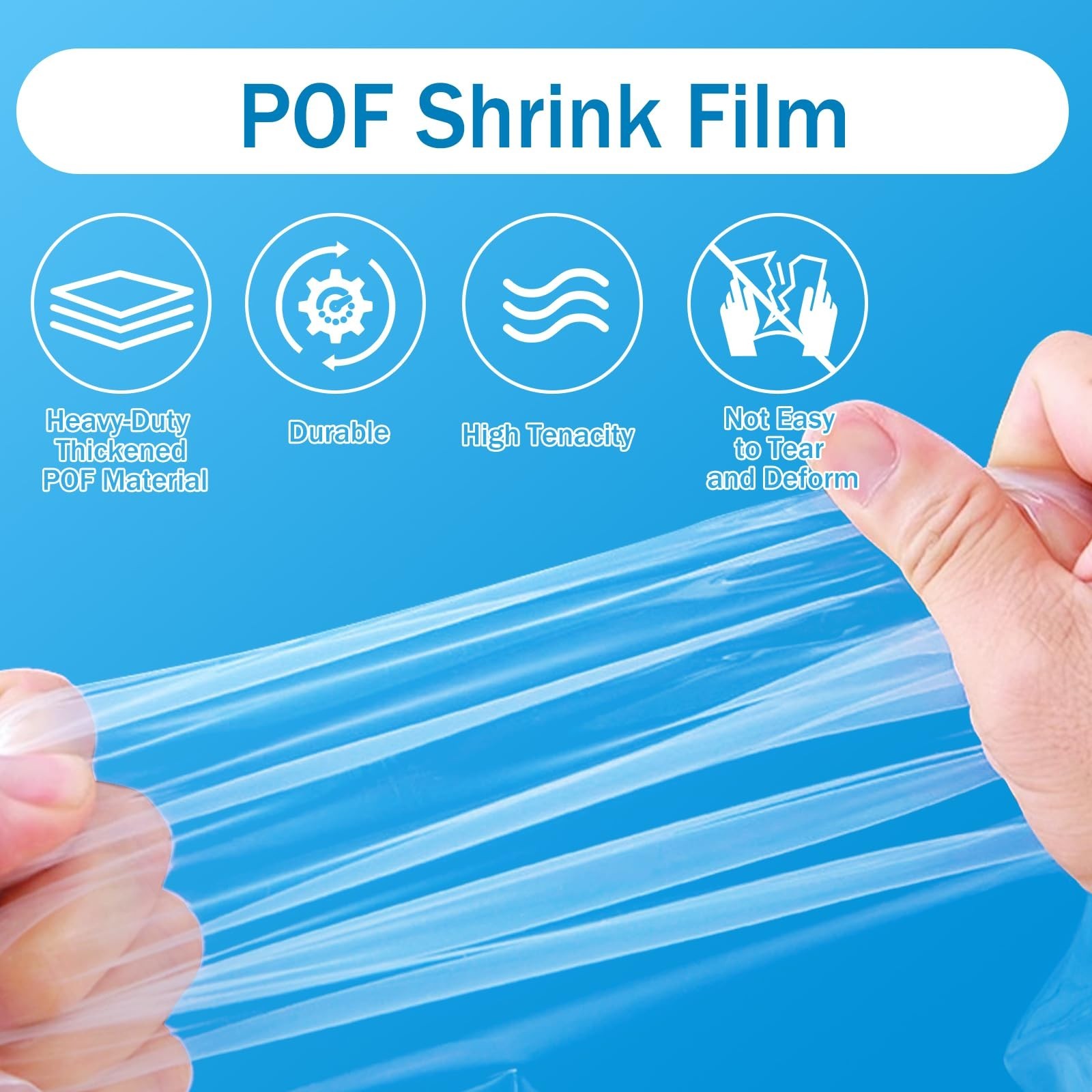 Window Insulation Kit, 63 × 394 Inch and 87 x 110 inch Plastic Window Cover
