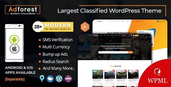 Perfect Classified Ads Theme designed for Ads Posting Website Theme ⭐GPL⭐