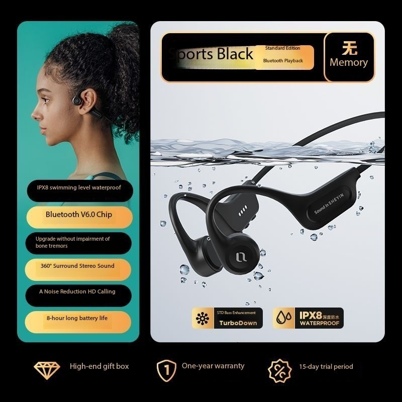 SHEYIN X15 headphones, sports cycling, 8-level waterproof