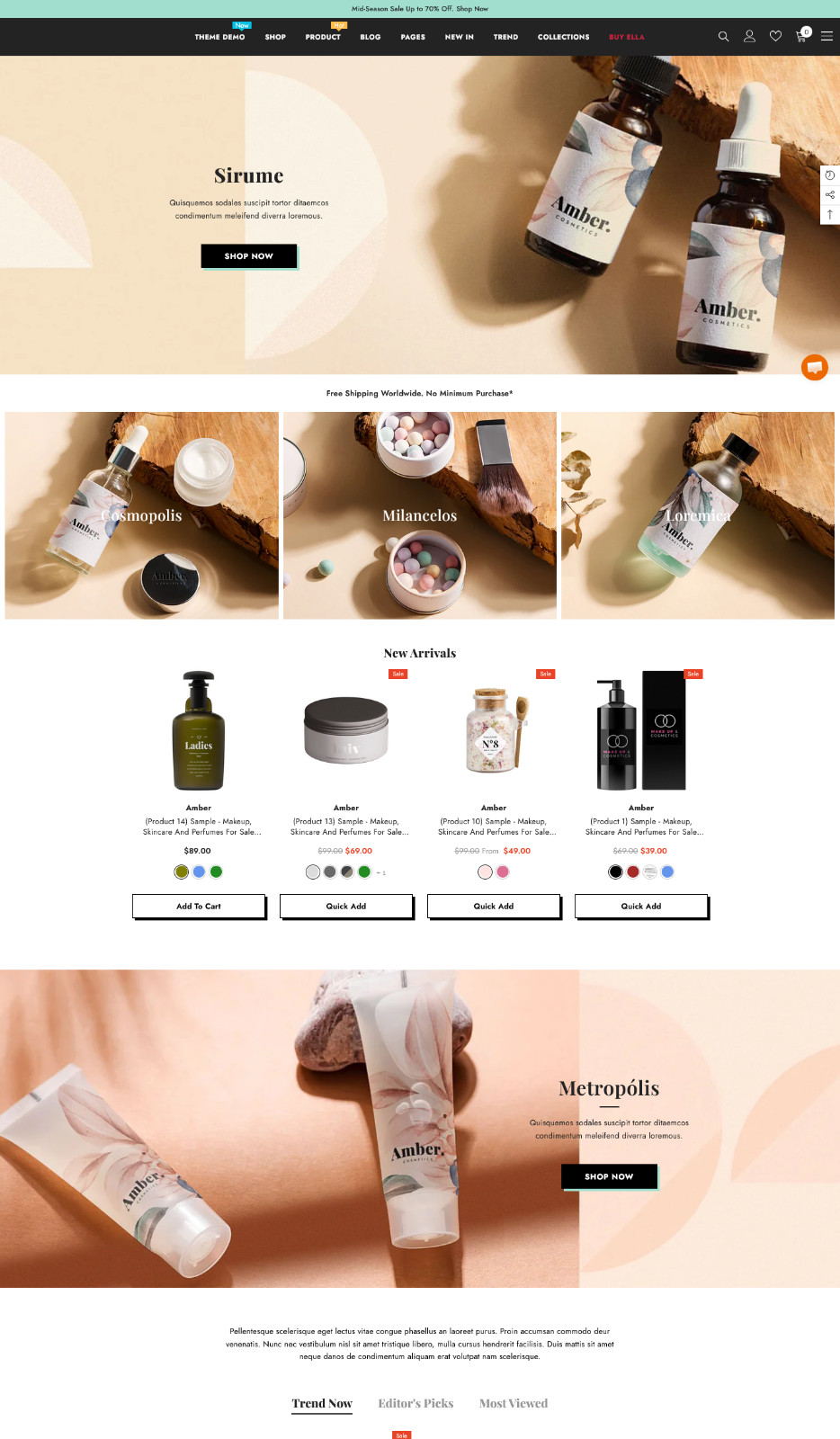 Ellium – Multipurpose Shopify Theme OS 3.0 | Responsive eCommerce Template