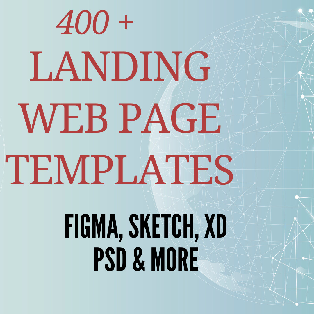 Premium Landing Page Themes Templates For Figma, Sketch, XD, PSD & More