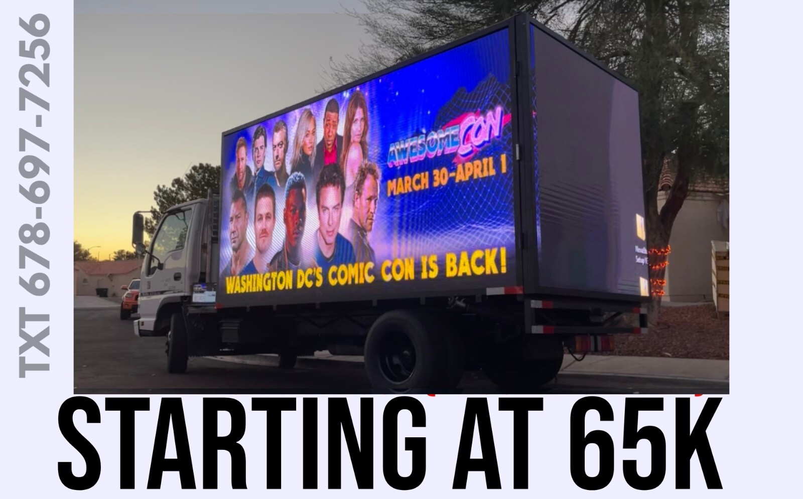 Led billboard Advertising Truck P5 All Weather Proof Turn Key Truck Digital