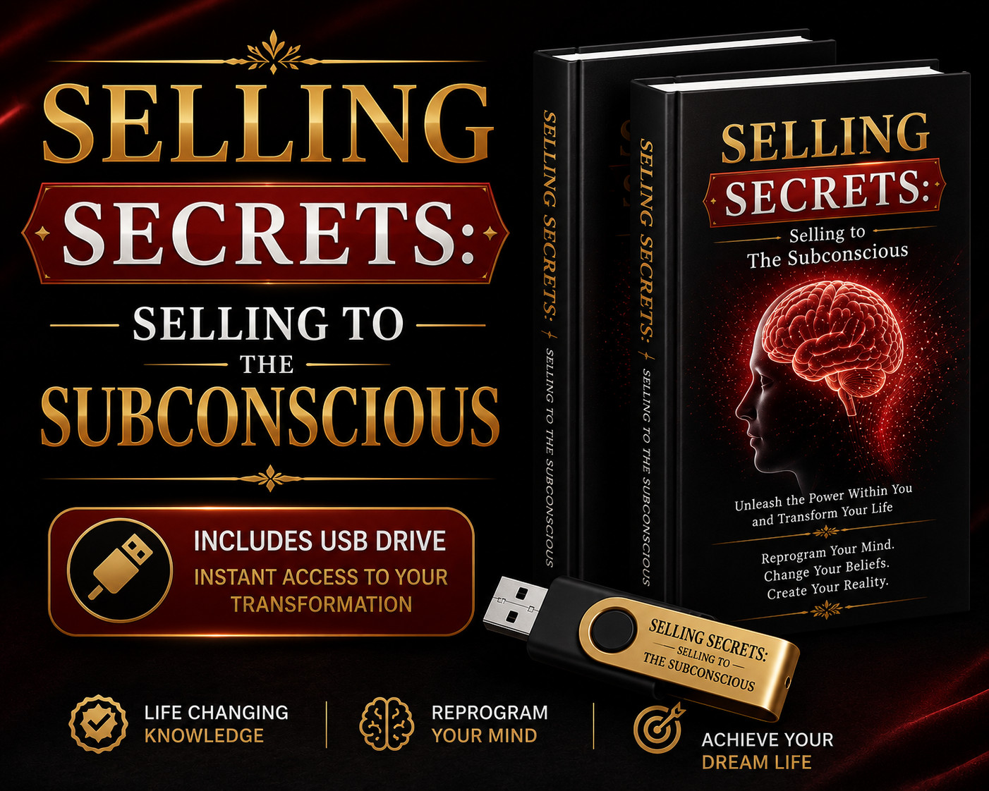 Selling 2 The Subconscious – New Course on USB – Not Available on Amazon