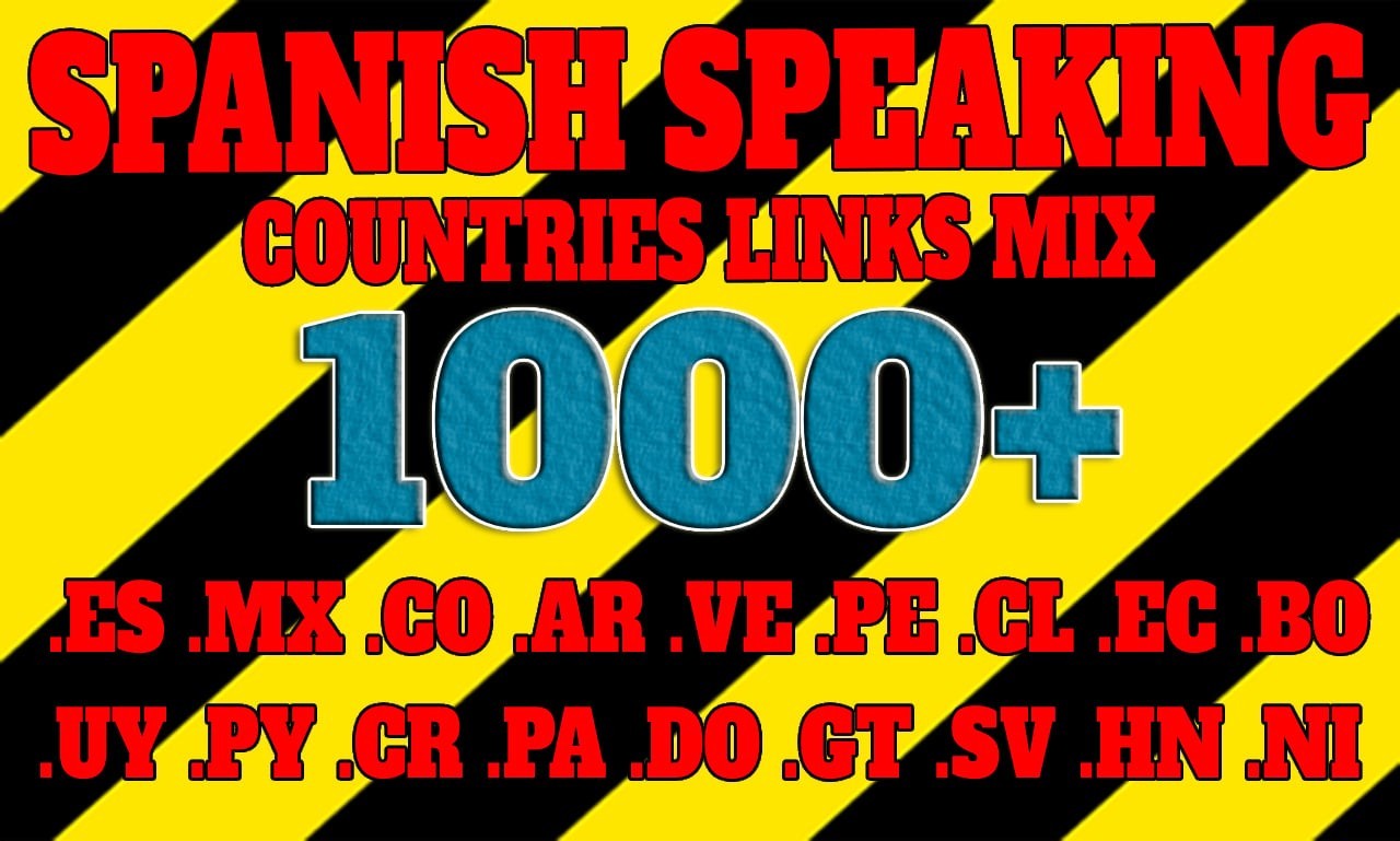 1000 spanish speaking backlinks seo search engine optimisation