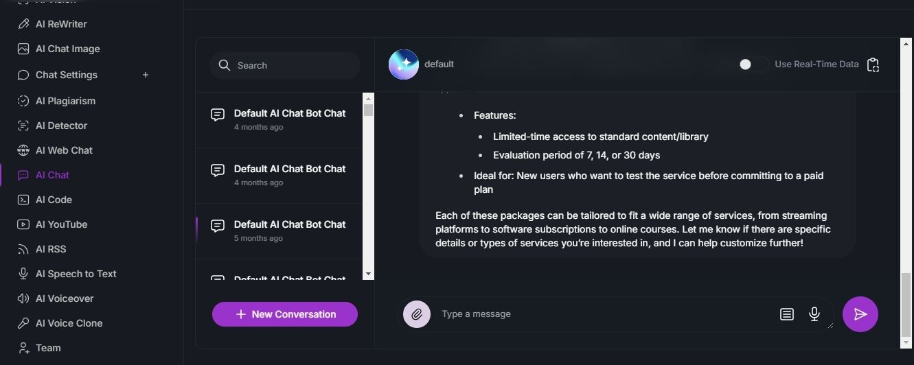 Established and Profitable AI SaaS Website Offering Subscription-Based Services
