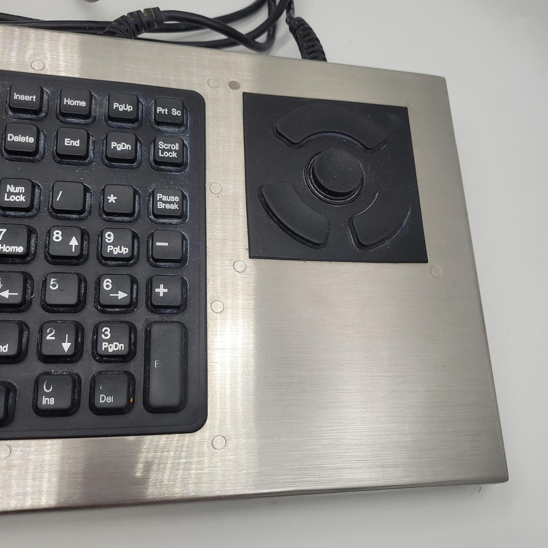 TEXAS INDUSTRIAL PERIPHERALS STAINLESS STEEL ENCLOSED SEALED KEYBOARD DT-2000