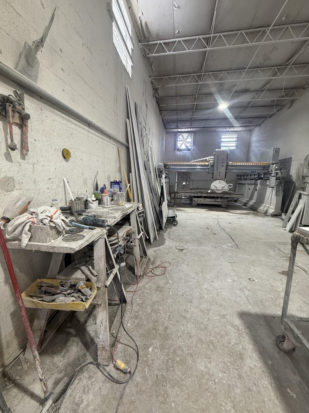 Stone Fabrication Shop Setup For Sale – Forklift & Machinery Included