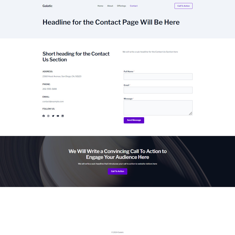 Bright Corporate / Personal Website – Ready to Run + 1-Year Domain and Hosting
