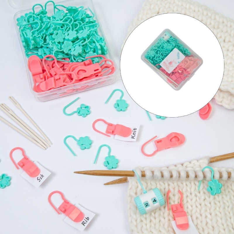 1 Set Sewing Needle Stitching Markers Crochet Markers Knitting Supplies