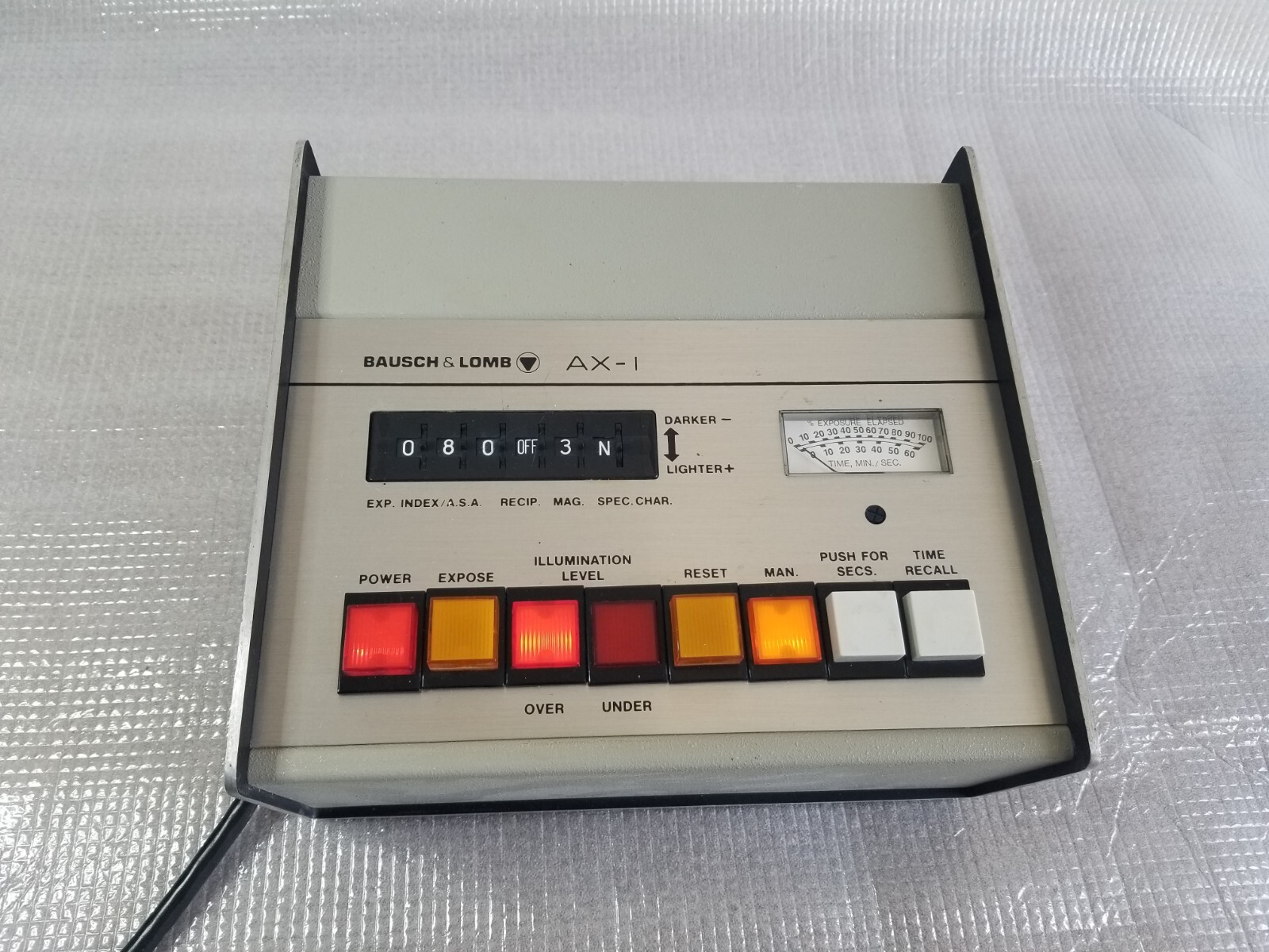 Bausch & Lomb AX-1 Exposure Light Control Meter 42.12.15