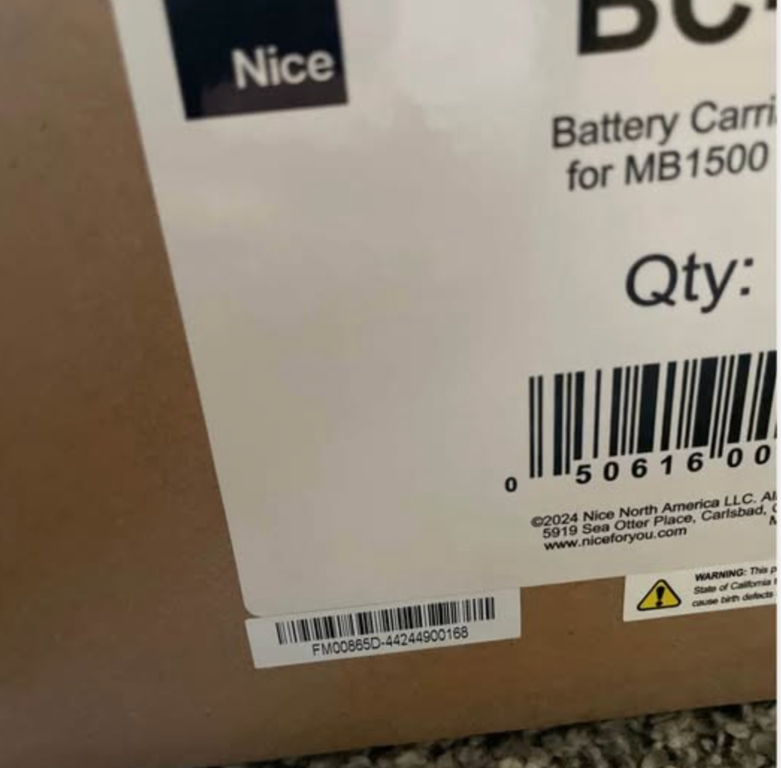 Nice BC-1500 Battery Cartridge Replacement MB1500 F1500 UPS New Open Box