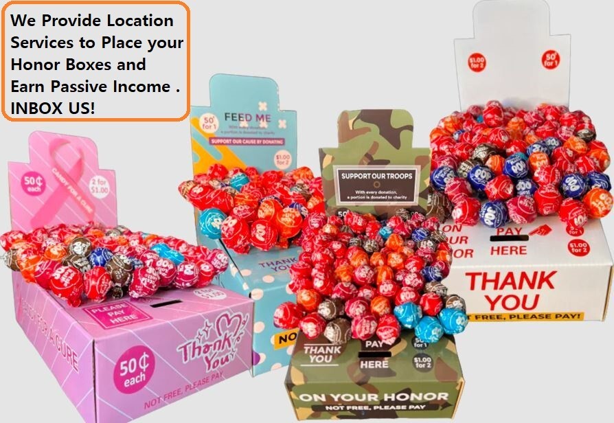 05 Locations for Honor Box Vending Route, New Hot locations to sell Candies
