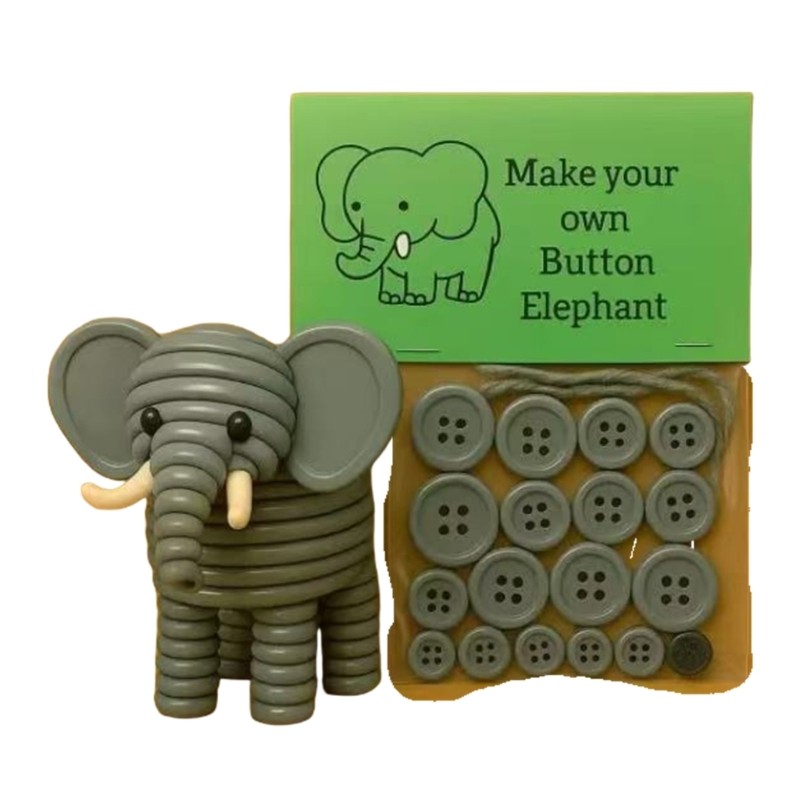 Handmade Button Decoration Set for Festival Home Decorations
