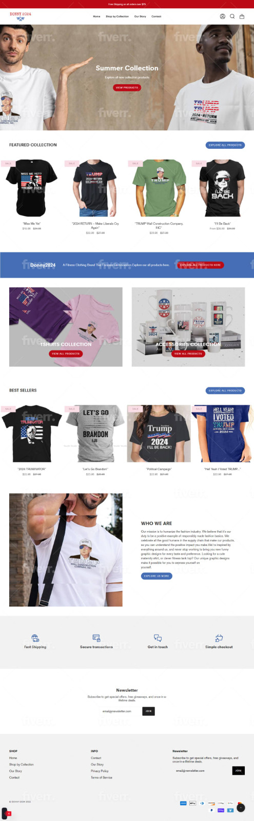 A- Z Shopify Store Setup 50 Products Premium Theme Branding Stock Photos SEO