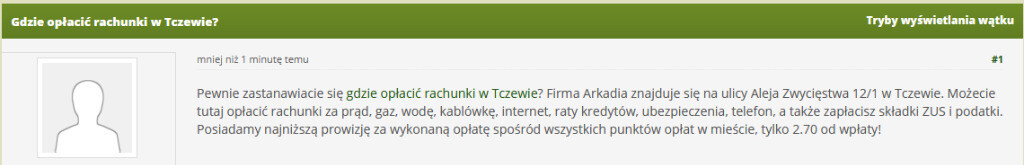 100 TEMATÓW REKLAMOWYCH NA FORACH | POZYCJONOWANIE STRON WWW | SEO | REKLAMA