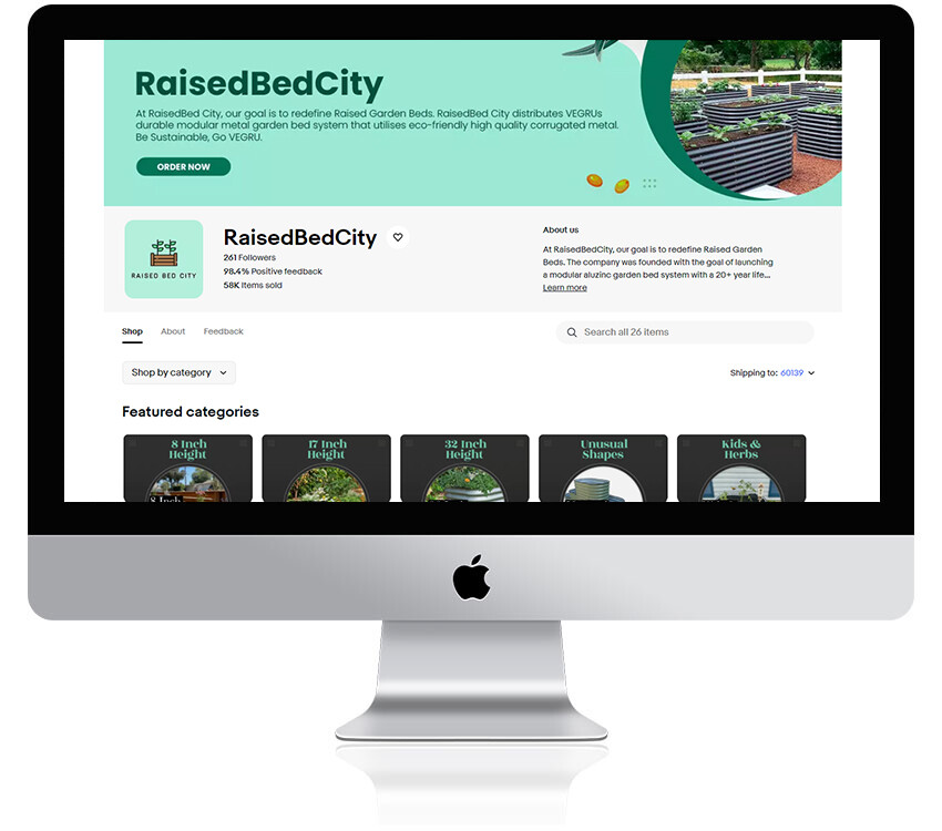 Ebay Template Responsive Store & Listing Template banner slider design FREE LOGO