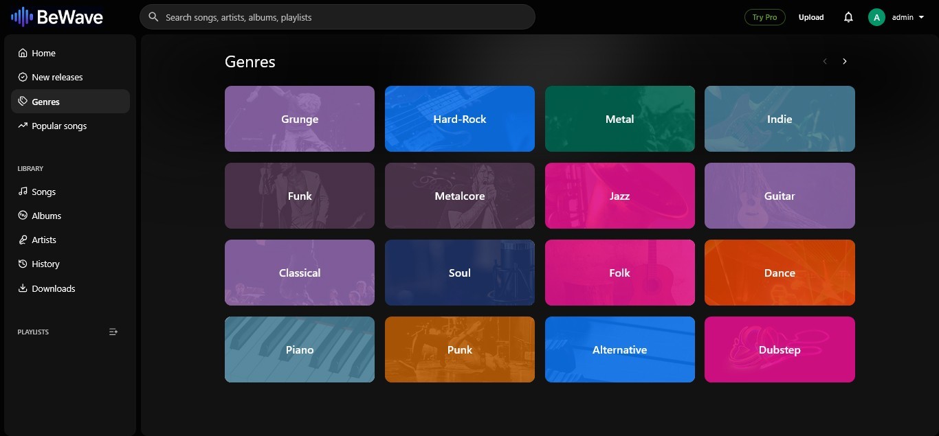 BeWave – Music Streaming & Sharing PHP Platform | Full Source Code | Super-Fast