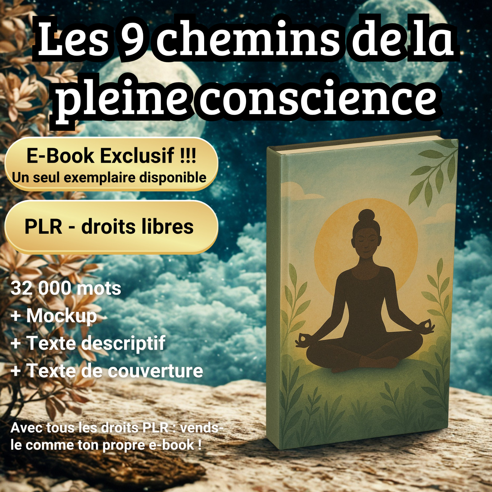 Les 9 chemins de la pleine conscience 32k mots e-book PLR exclusif