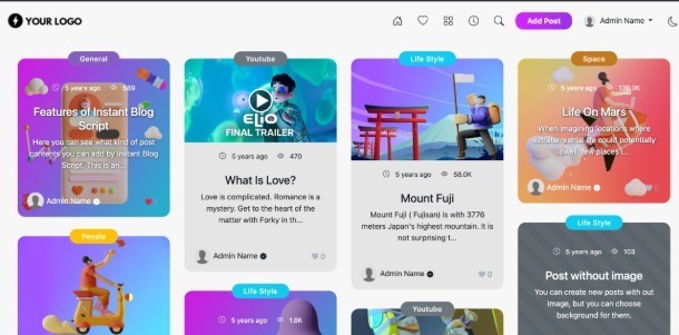 Fast & Simple AI powered Magazine or Blog with 1 FREE Month of Hosting Included