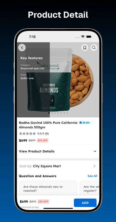 DailyNeeds Multi-Vendor Flutter eCommerce, Grocery, Food, Pharmacy Delivery App