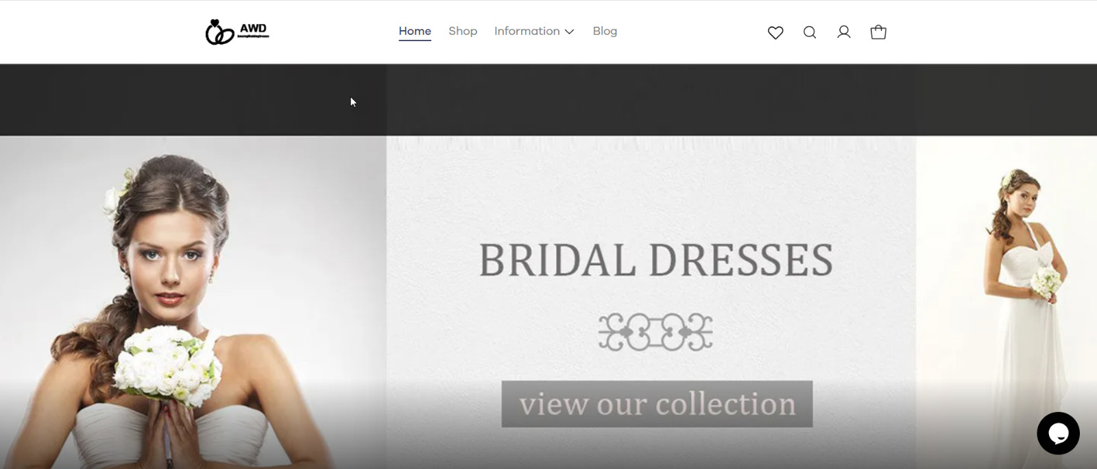 AmazingWeddingDresses.com – Your New Wedding Business Includes 12 Months Hosting