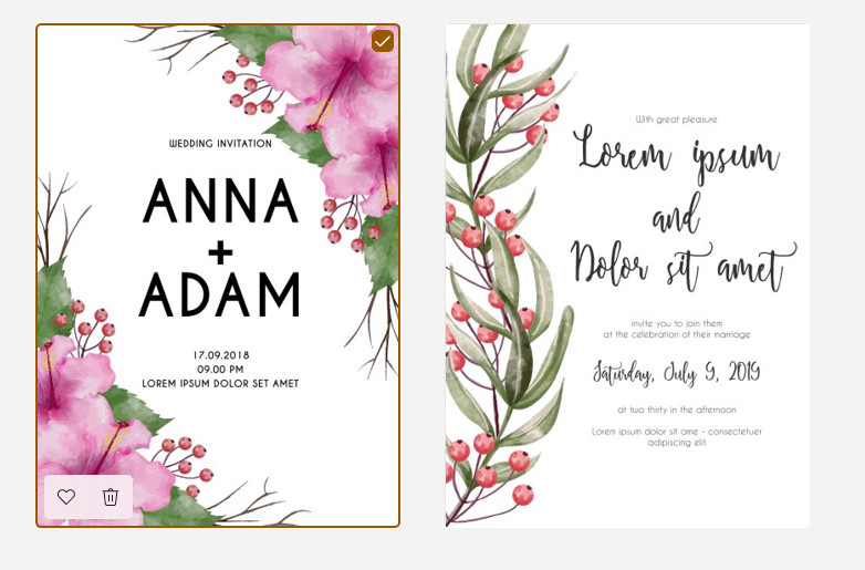 Wedding Invitation Templates 1300 High Quality Vector & jpg Fully Editable
