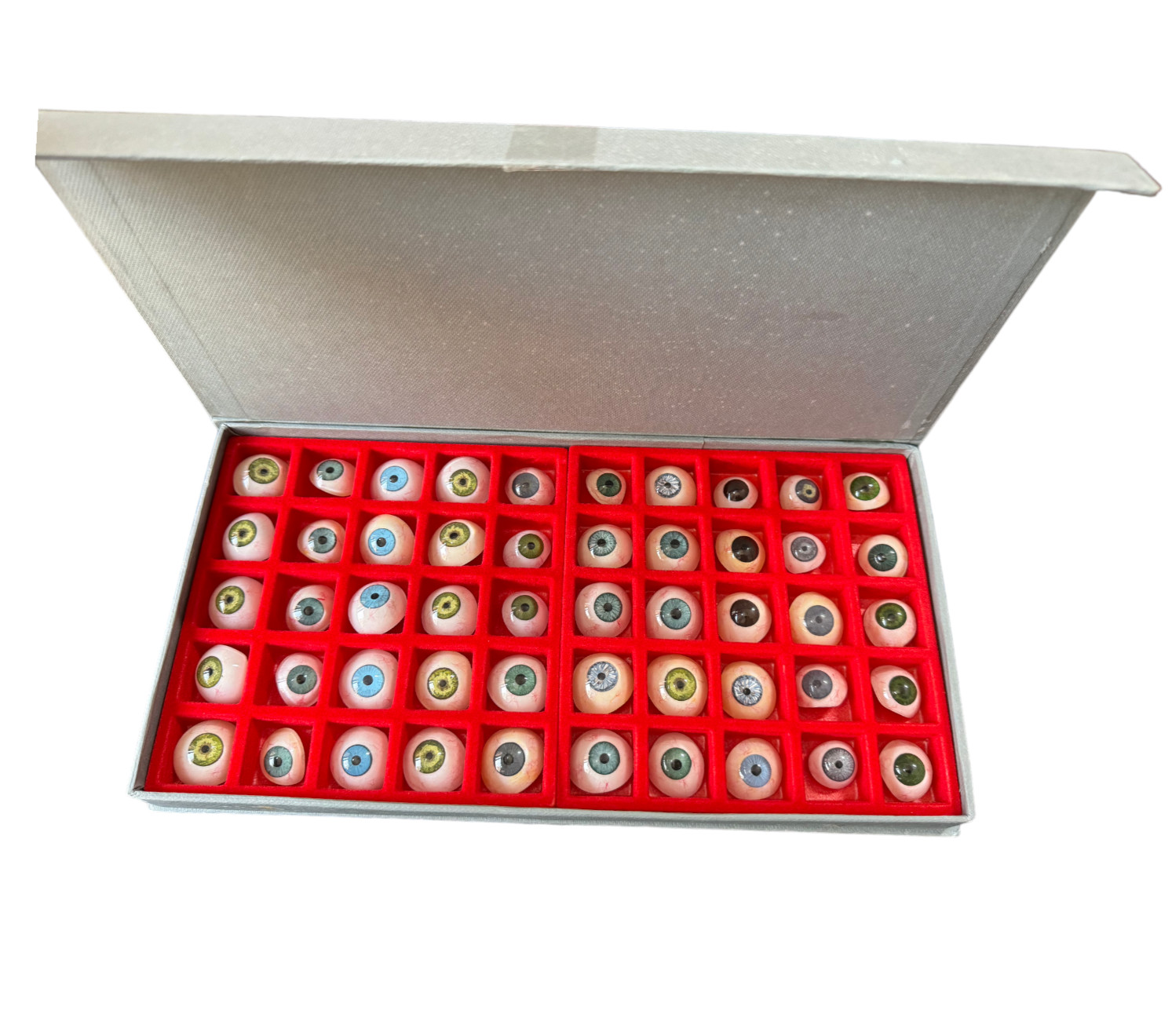 Vintage Human Prosthetic Eye 50 Pc eye Different shade Antique Glass Artificial