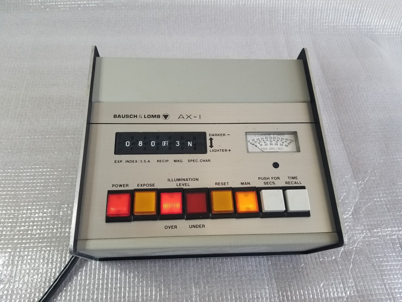 Bausch & Lomb AX-1 Exposure Light Control Meter 42.12.15