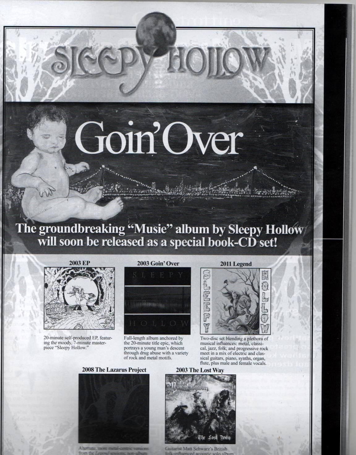 Sleepy Hollow Spectrum Green Joe Dell Goin Over Copyright all rights book music