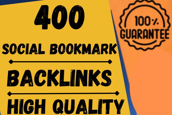 400 Indexable, DoFollow Social Bookmarking Backlinks