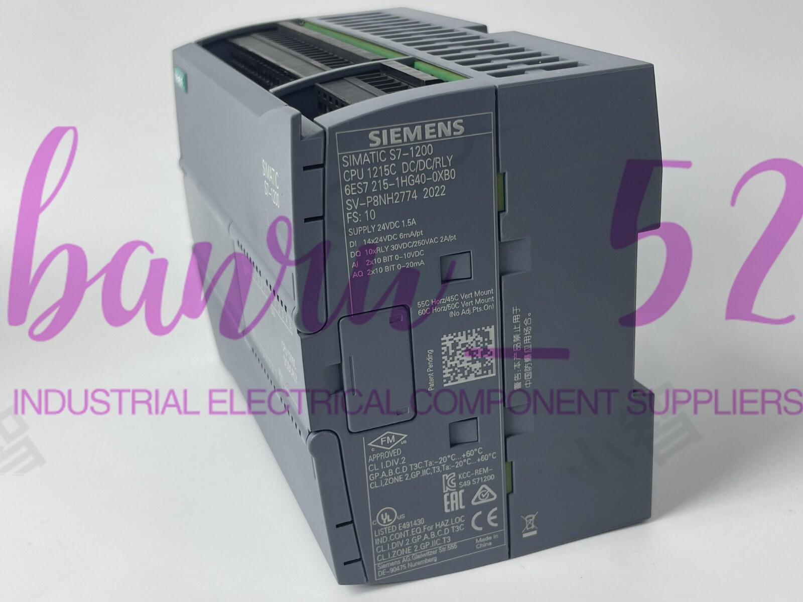 For NEW Siemens PLC CPU 6ES7215-1HG40-0XB0 Programmable Logic Controller Module