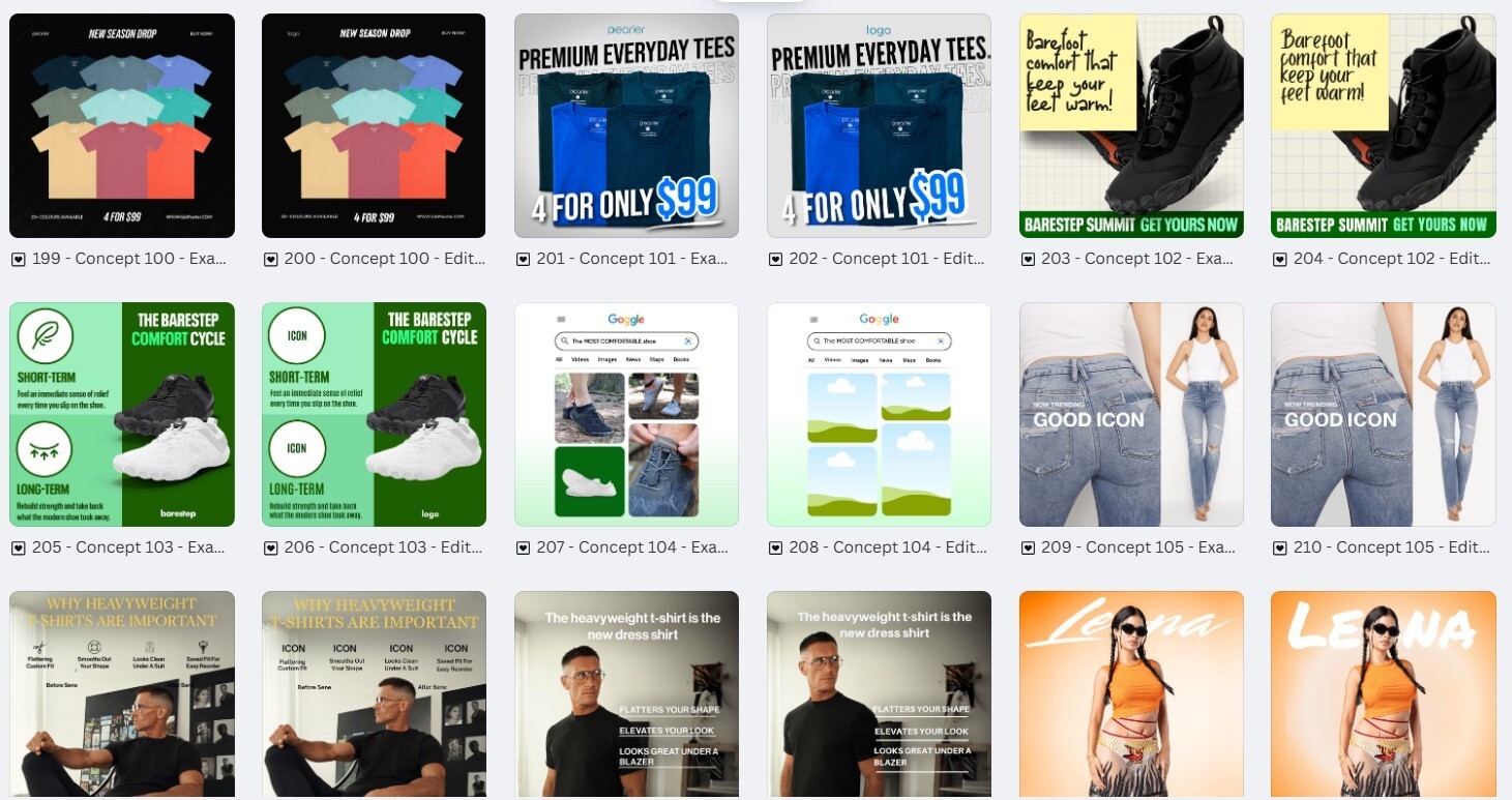 150 Professional Canva Fashion Ad Templates | Ready-to-Use Digital Designs