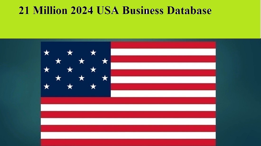 21 Million 2024 USA B2B Business Email Database Sales Leads list Marketing