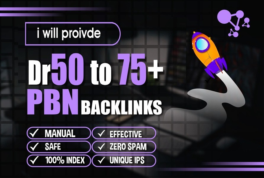 [CASINO, Poker, Gambling, Judi SEO] 20 High DR 50 to 75 PBN Backlinks (Dofollow)
