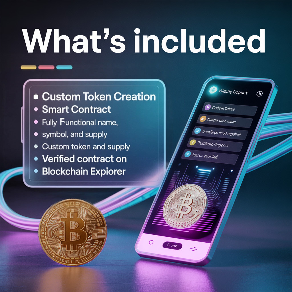 Custom Crypto Token Creation Service | Ethereum BSC Solana Polygon