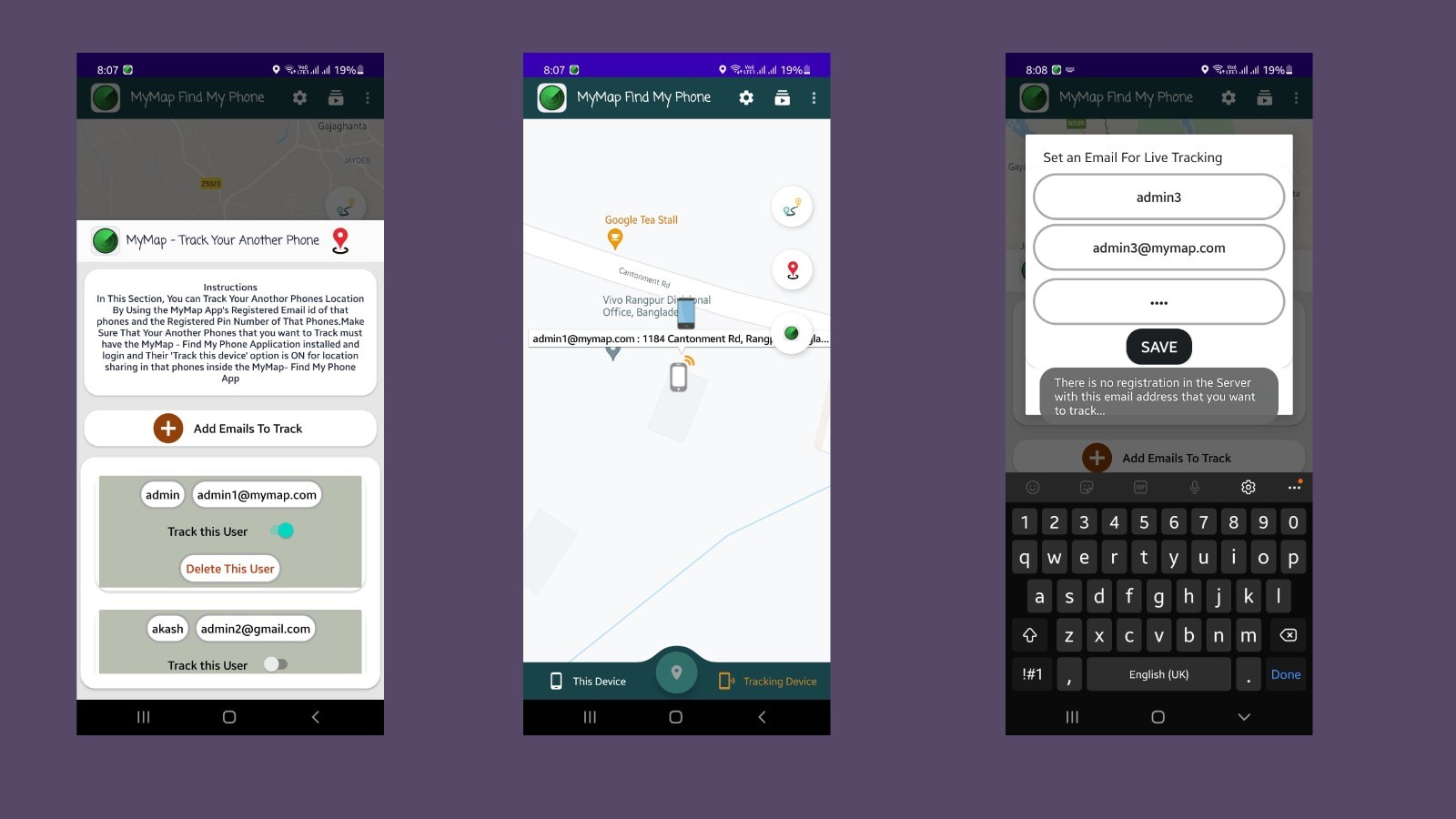Device Tracker – Real-Time GPS Location Sharing Android App | Family Tracking