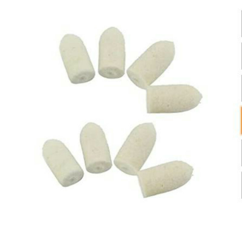 25Pcs Felt Polishing Pad Buff Clean Wheel Point Mandrel for Rotary Tool