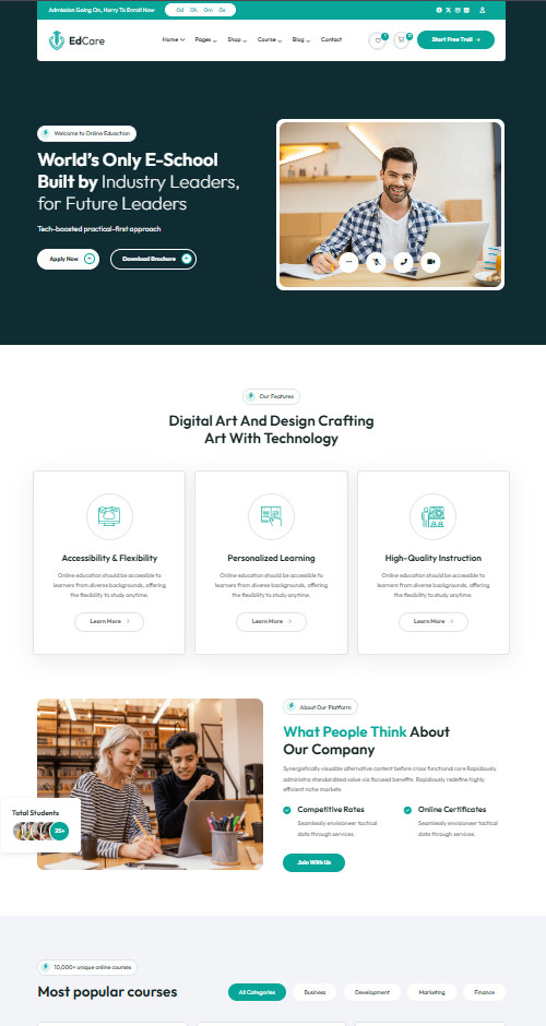 Full Custom WordPress Website Development Responsive Web Design only for 60