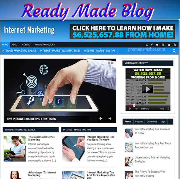 Internet Marketing Niche Blog WordPress-Super Alpha Unlimited Hosting Biz Op Inc