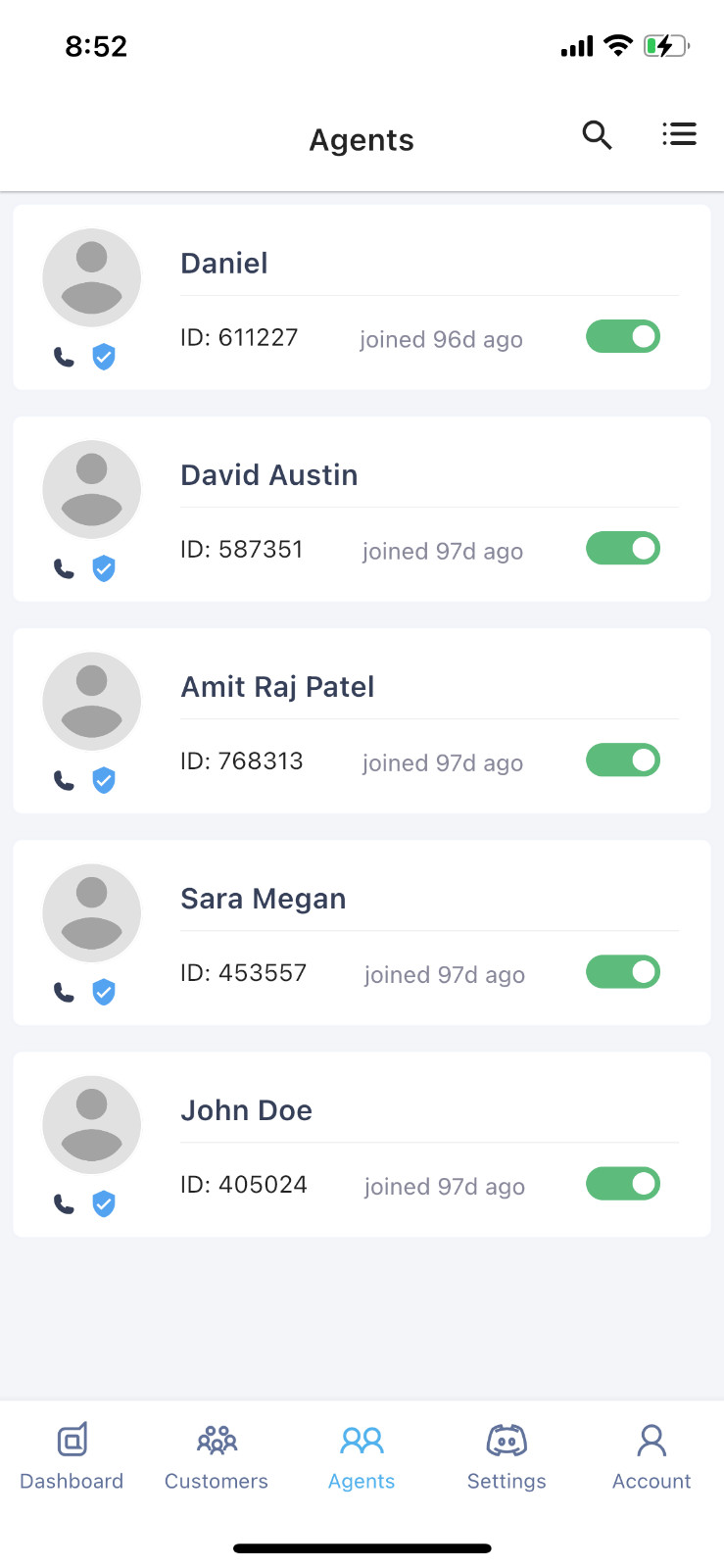 PayTrack Admin – Agents, Customers & Payments Management Flutter App, AndroidiOS