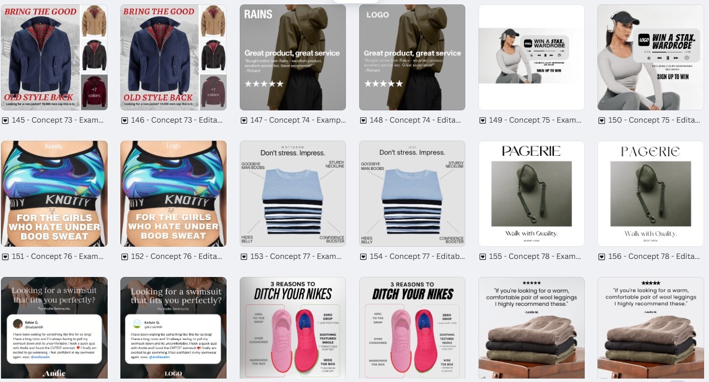 150 Professional Canva Fashion Ad Templates | Ready-to-Use Digital Designs