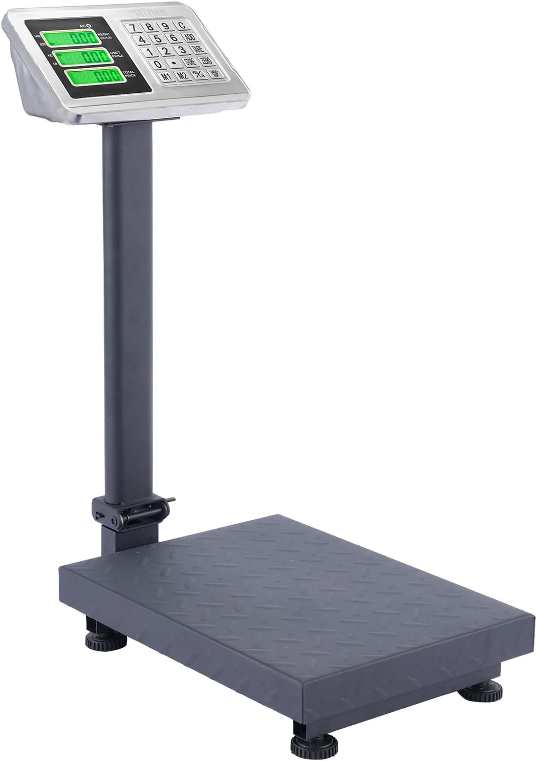 TUFFIOM 220lb Digital Platform Scale Heavy Duty Folding Floor Postal Shipping