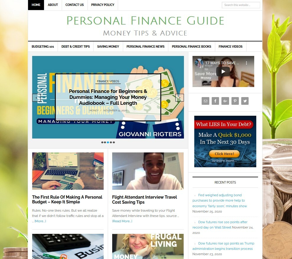 Fully Automated Personal Finance News Website Runs on Autopilot + Free Hosting