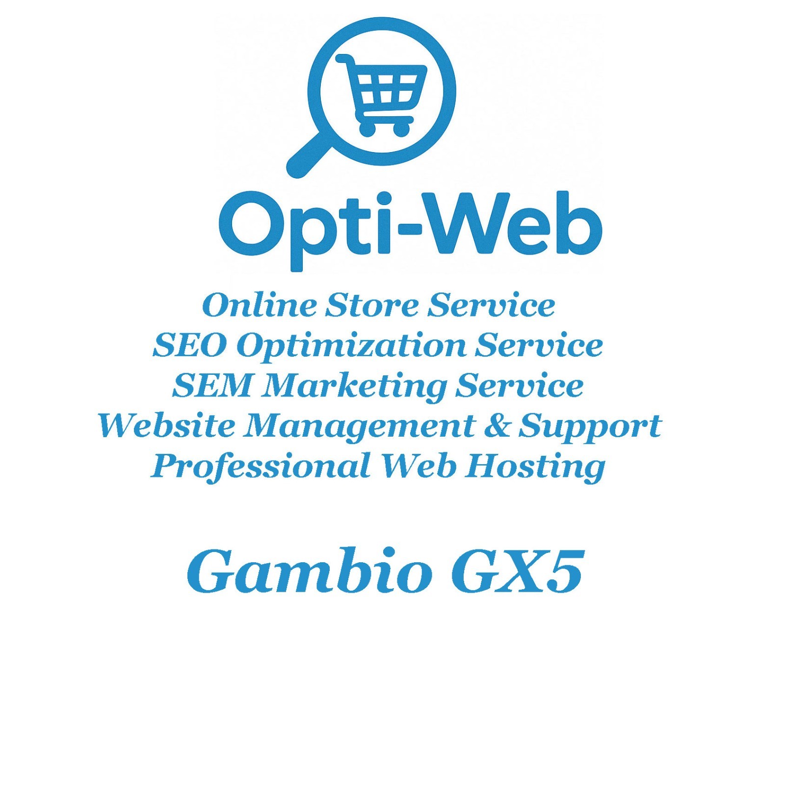 Gambio GX5 Online Shop Setup – English/Spanish/German