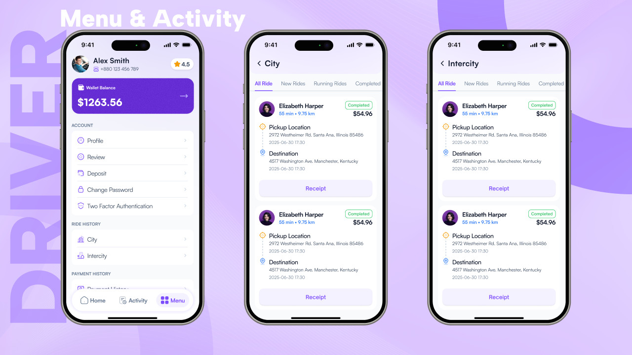 OvaGo – Flutter Complete Ride Sharing Solution App | Android + iOS | Laravel