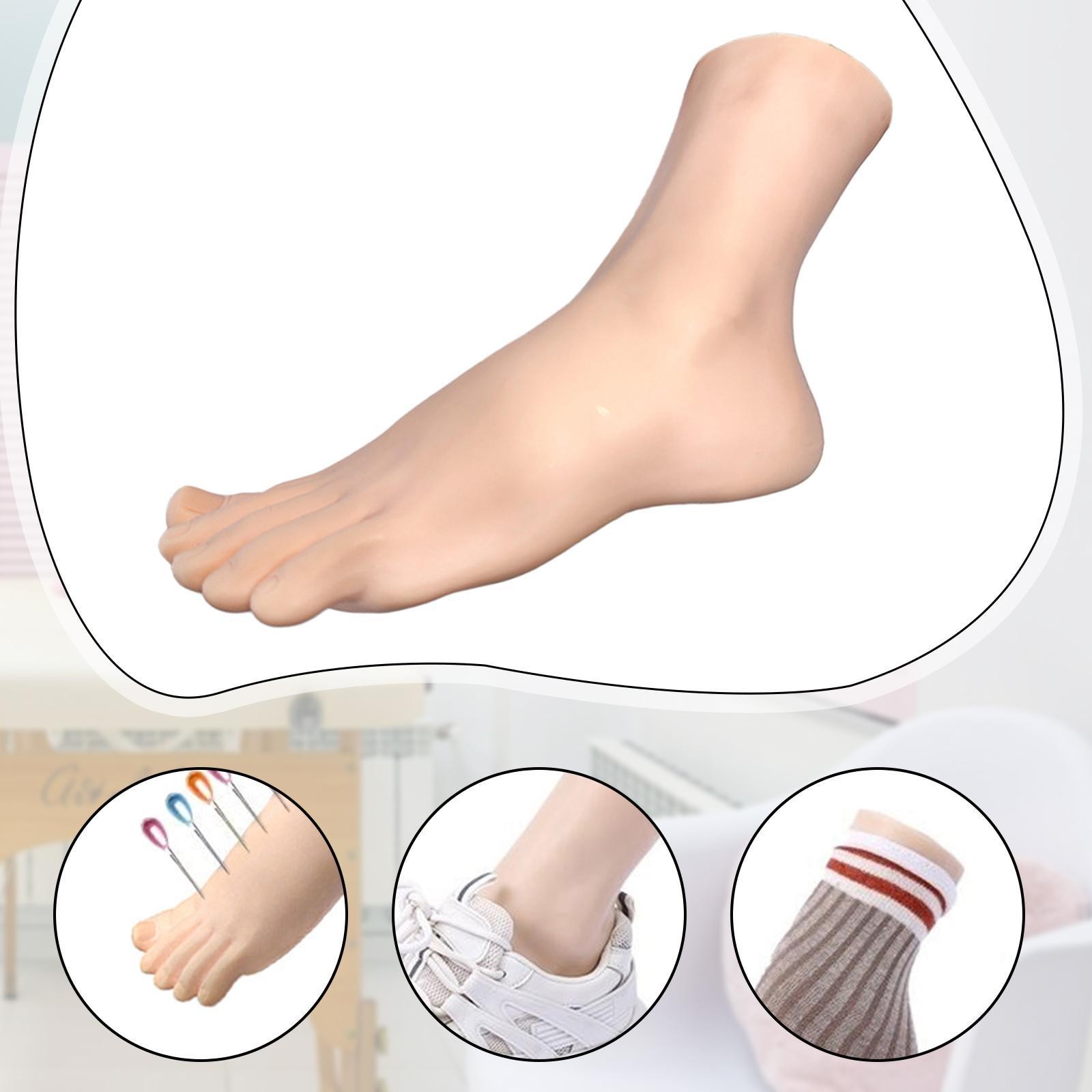 Female Foot Model Fake Foot Mannequin Left Versatile Sock Sandal Display Model