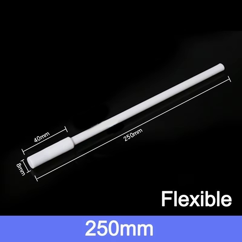1Pcs Magnetic Stirrer Stir Bar Magneton Stirring Rod PTFE Recovery Rod White