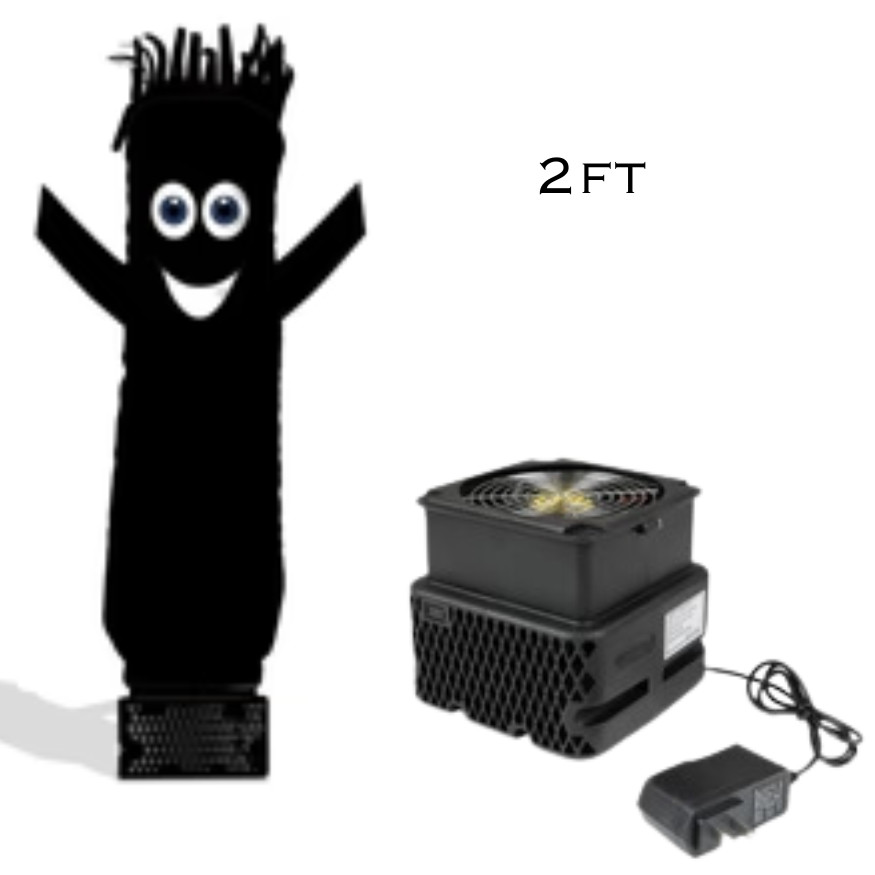 Mini inflatable tube man, comes INCLUDED with blower, 8 colors to choose
