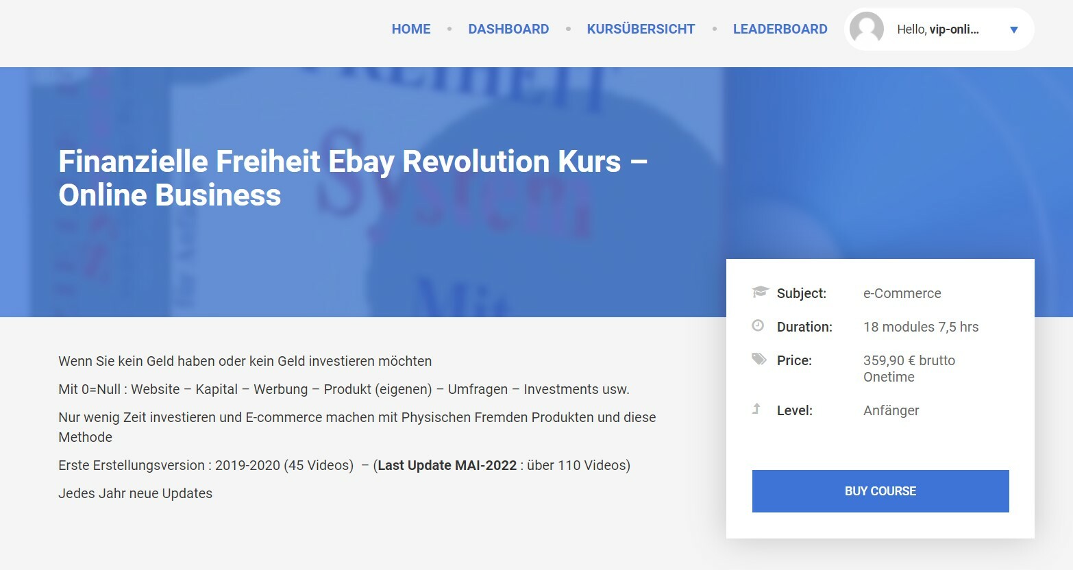 Dropshipping System with EBAY – Make Money Online Financial Free 120 Videos